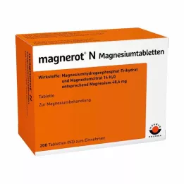 MAGNEROT N Comprimés de magnésium, 200 pc