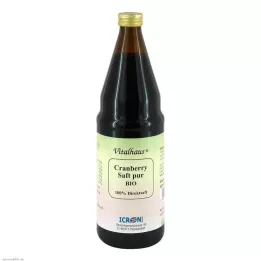 CRANBERRY SAFT pur Bio Maison vitale, 750 ml