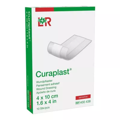 Pansement de pansement sensible Curaplast 4x10cm, 10 pc