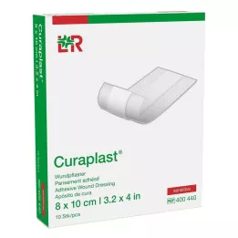 CURAPLAST Pansement rapide sensitif 8x10 cm 1 m, 10 pces