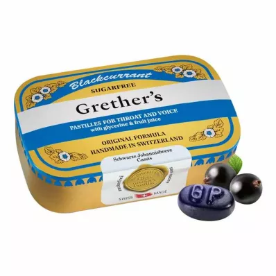 GRETHERS Cassis argenté zf.Past.Boîte, 110 g