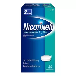 NICOTINELL Pastilles à la menthe 2 mg, 36 pcs