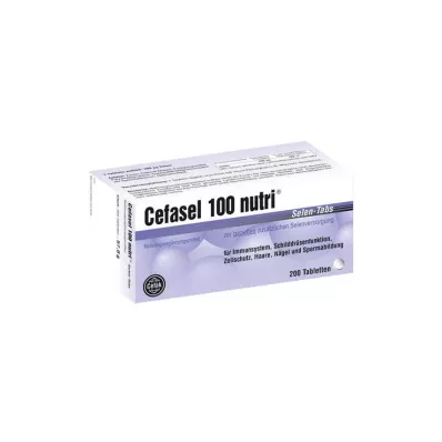 CEFASEL 100 nutri Sélénium en pastilles, 200 pc