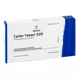 CARBO TABACI D 20 ampoules, 8 pces