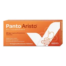 PANTO Aristo contre les brûlures destomac 20 mg comprimés gastro-résistants, 14 comprimés