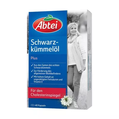 ABTEI Gélules dhuile de cumin noir Plus, 48 gélules