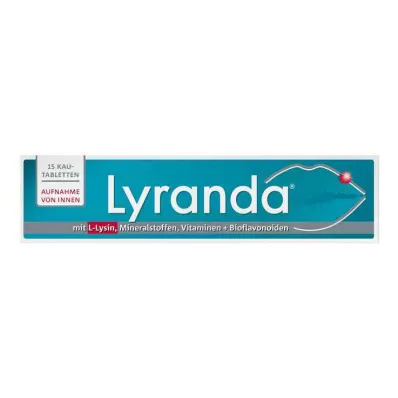 LYRANDA Comprimés à mâcher, 15 pcs LYRANDA Comprimés à mâcher, 15 pcs