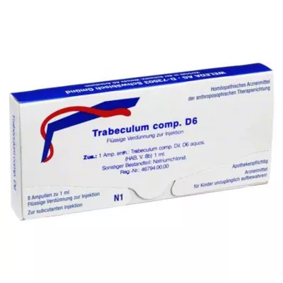 Trabéculum comp.D 6 ampoules, 8 pc