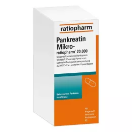 PANKREATIN Mikro-ratio.20.000 gélules gastro-résistantes, 100 gélules