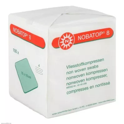NOBATOP 8 Compresses 10x10 cm non stériles, 100 pces