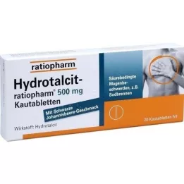 HYDROTALCIT-500 mg comprimés à mâcher ratiopharm, 20 pc