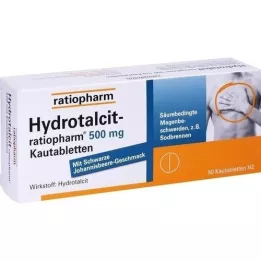 HYDROTALCIT-500 mg comprimés à mâcher ratiopharm, 50 pcs