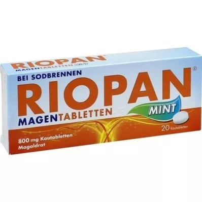 RIOPAN Comprimés à mâcher Magen Mint 800 mg, 20 pc