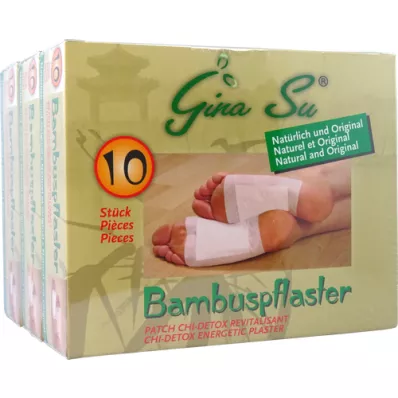 BAMBUSPFLASTER Pansements vitaux Gina Su, 30 pièces