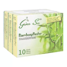 BAMBUSPFLASTER Pansements vitaux Gina Su, 30 pièces