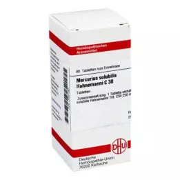 MERCURIUS SOLUBILIS Comprimés Hahnemanni C 30, 80 pces