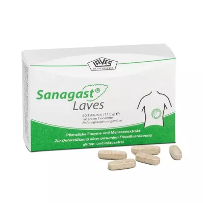 SANAGAST Comprimés de Laves, 60 pc