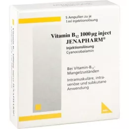 VITAMIN B12 1.000 μg Inject Jenapharm ampoules, 5 pces