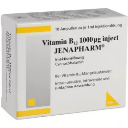 VITAMIN B12 1.000 μg Inject Jenapharm ampoules, 10X1 ml
