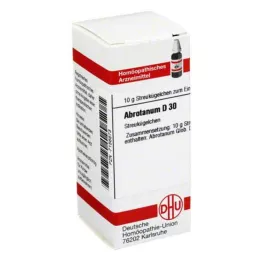 ABROTANUM D 30 globules, 10 g