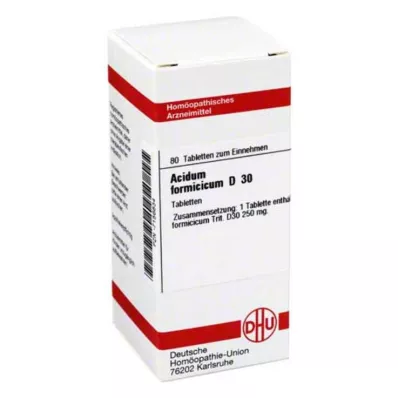 ACIDUM FORMICICUM D 30 comprimés, 80 pc ACIDUM FORMICICUM D 30 comprimés, 80 pc