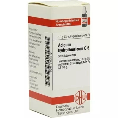 ACIDUM HYDROFLUORICUM C 6 globules, 10 g