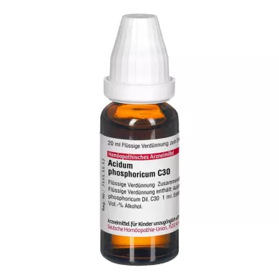 ACIDUM PHOSPHORICUM C 30 Dilution, 20 ml