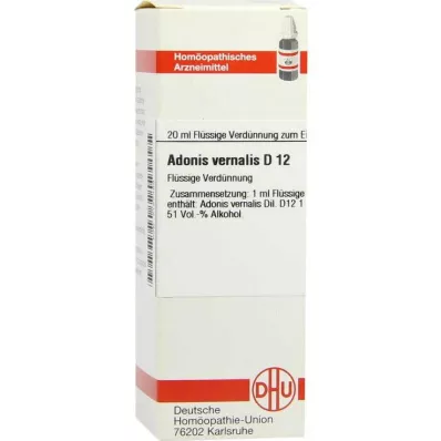 DHU Adonis vernalis D 12 Dilution, 20 ml
