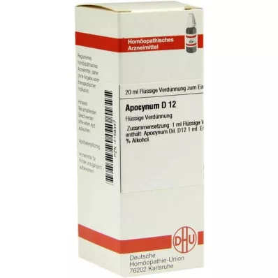 DHU Apocynum D 12 Dilution, 20 ml