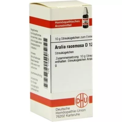 ARALIA RACEMOSA Globules D 12, 10 g