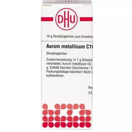 AURUM METALLICUM C 10 globules, 10 g