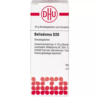 BELLADONNA D 20 globules, 10 g