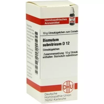 BISMUTUM SUBNITRICUM Globules D 12, 10 g