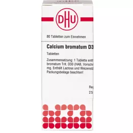 CALCIUM BROMATUM D 30 comprimés, 80 pc