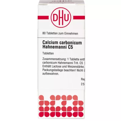 CALCIUM CARBONICUM Comprimés Hahnemanni C 5, 80 pces