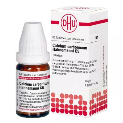 Comprimés de calcium Carbonicum C5 Hahnemanni (80 pièces)