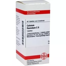 CALCIUM FLUORATUM Comprimés C 6, 80 pc