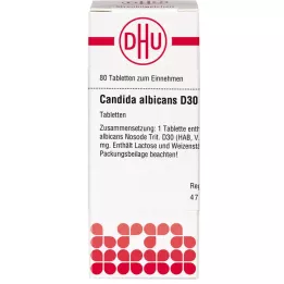 CANDIDA ALBICANS D 30 comprimés, 80 pc