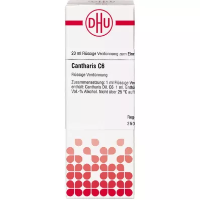 CANTHARIS C 6 Dilution, 20 ml