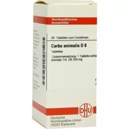 CARBO ANIMALIS D 8 comprimés, 80 pc