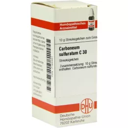 CARBONEUM SULFURATUM C 30 globules, 10 g