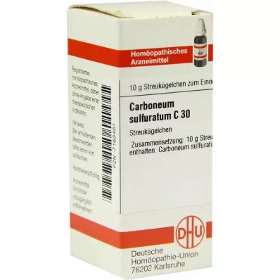 DHU Carboneum sulfuratum C 30 globules, 10 g DHU Carboneum sulfuratum C 30 globules, 10 g