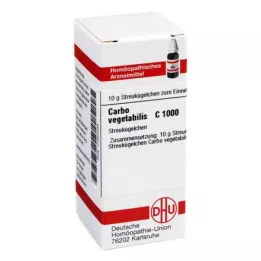 CARBO VEGETABILIS C 1000 globules, 10 g