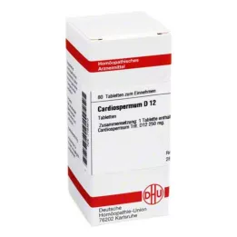 CARDIOSPERMUM D 12 comprimés, 80 pc
