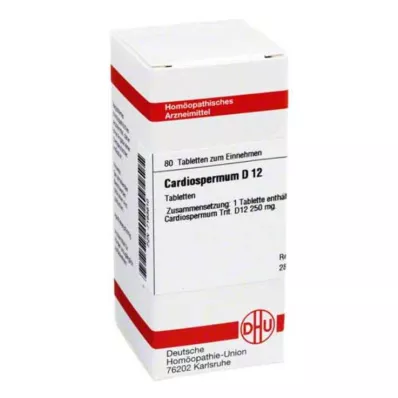 DHU Cardiospermum D 12 comprimés, 80 pc