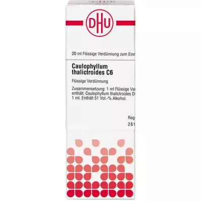 CAULOPHYLLUM THALICTROIDES C 6 Dilution, 20 ml