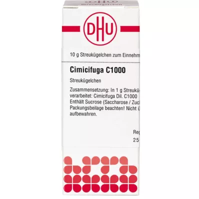 CIMICIFUGA C 1000 globules, 10 g