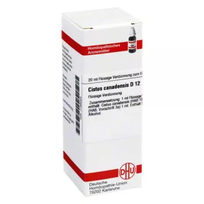 CISTUS CANADENSIS D 12 Dilution, 20 ml