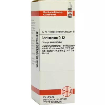 DHU Cortisonum D 12 Dilution, 20 ml