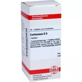 CORTISONUM D 6 comprimés, 80 pc